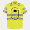 Men's High Visibility Safety Short Sleeve Work Shirt Thumbnail