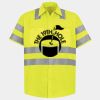 Men's High Visibility Safety Short Sleeve Work Shirt Thumbnail