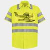 Men's High Visibility Safety Short Sleeve Work Shirt Thumbnail