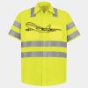 Men's High Visibility Safety Short Sleeve Work Shirt Thumbnail