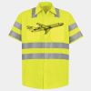 Men's High Visibility Safety Short Sleeve Work Shirt Thumbnail