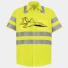 Men's High Visibility Safety Short Sleeve Work Shirt Thumbnail