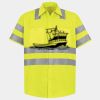 Men's High Visibility Safety Short Sleeve Work Shirt Thumbnail