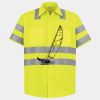 Men's High Visibility Safety Short Sleeve Work Shirt Thumbnail