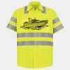 Men's High Visibility Safety Short Sleeve Work Shirt Thumbnail