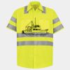 Men's High Visibility Safety Short Sleeve Work Shirt Thumbnail