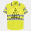 Men's High Visibility Safety Short Sleeve Work Shirt Thumbnail