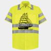 Men's High Visibility Safety Short Sleeve Work Shirt Thumbnail
