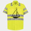 Men's High Visibility Safety Short Sleeve Work Shirt Thumbnail