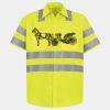 Men's High Visibility Safety Short Sleeve Work Shirt Thumbnail