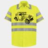 Men's High Visibility Safety Short Sleeve Work Shirt Thumbnail
