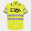 Men's High Visibility Safety Short Sleeve Work Shirt Thumbnail