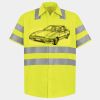 Men's High Visibility Safety Short Sleeve Work Shirt Thumbnail