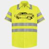 Men's High Visibility Safety Short Sleeve Work Shirt Thumbnail