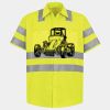 Men's High Visibility Safety Short Sleeve Work Shirt Thumbnail
