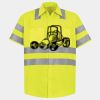 Men's High Visibility Safety Short Sleeve Work Shirt Thumbnail
