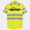 Men's High Visibility Safety Short Sleeve Work Shirt Thumbnail