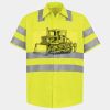 Men's High Visibility Safety Short Sleeve Work Shirt Thumbnail
