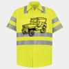Men's High Visibility Safety Short Sleeve Work Shirt Thumbnail