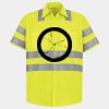 Men's High Visibility Safety Short Sleeve Work Shirt Thumbnail