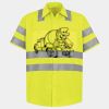 Men's High Visibility Safety Short Sleeve Work Shirt Thumbnail