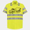 Men's High Visibility Safety Short Sleeve Work Shirt Thumbnail
