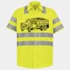 Men's High Visibility Safety Short Sleeve Work Shirt Thumbnail
