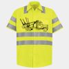 Men's High Visibility Safety Short Sleeve Work Shirt Thumbnail