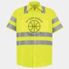 Men's High Visibility Safety Short Sleeve Work Shirt Thumbnail