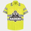 Men's High Visibility Safety Short Sleeve Work Shirt Thumbnail