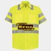 Men's High Visibility Safety Short Sleeve Work Shirt Thumbnail