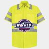 Men's High Visibility Safety Short Sleeve Work Shirt Thumbnail