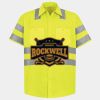 Men's High Visibility Safety Short Sleeve Work Shirt Thumbnail