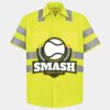 Men's High Visibility Safety Short Sleeve Work Shirt Thumbnail