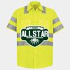 Men's High Visibility Safety Short Sleeve Work Shirt Thumbnail