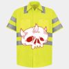 Men's High Visibility Safety Short Sleeve Work Shirt Thumbnail
