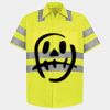 Men's High Visibility Safety Short Sleeve Work Shirt Thumbnail