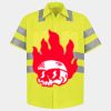 Men's High Visibility Safety Short Sleeve Work Shirt Thumbnail