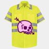 Men's High Visibility Safety Short Sleeve Work Shirt Thumbnail