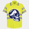 Men's High Visibility Safety Short Sleeve Work Shirt Thumbnail
