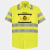 Men's High Visibility Safety Short Sleeve Work Shirt Thumbnail