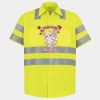 Men's High Visibility Safety Short Sleeve Work Shirt Thumbnail