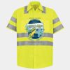Men's High Visibility Safety Short Sleeve Work Shirt Thumbnail