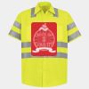 Men's High Visibility Safety Short Sleeve Work Shirt Thumbnail