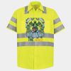 Men's High Visibility Safety Short Sleeve Work Shirt Thumbnail