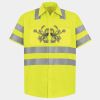 Men's High Visibility Safety Short Sleeve Work Shirt Thumbnail