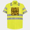 Men's High Visibility Safety Short Sleeve Work Shirt Thumbnail