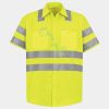 Men's High Visibility Safety Short Sleeve Work Shirt Thumbnail