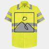 Men's High Visibility Safety Short Sleeve Work Shirt Thumbnail