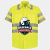 Men's High Visibility Safety Short Sleeve Work Shirt Thumbnail
